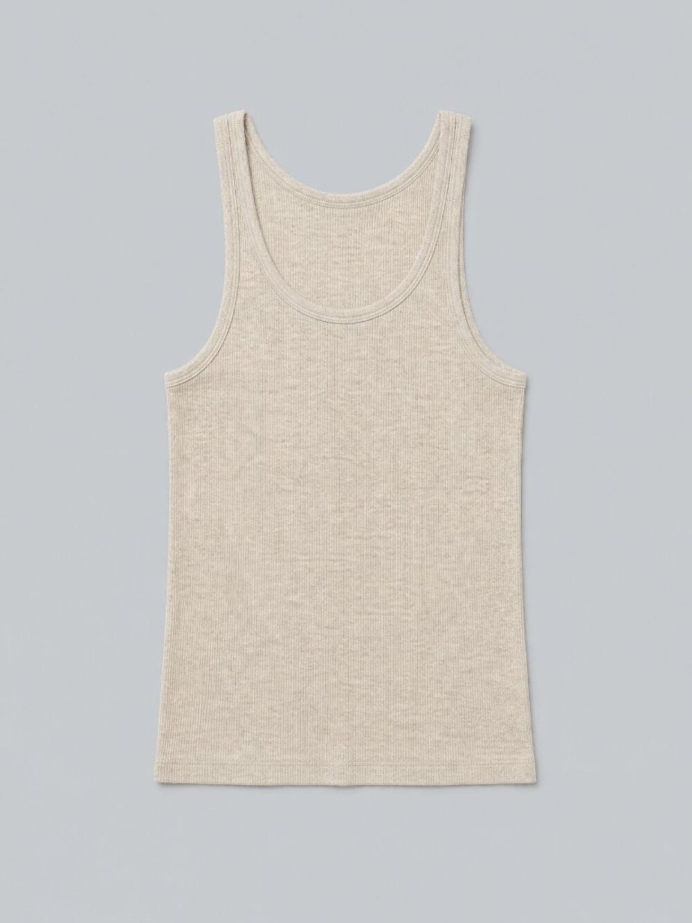 Ribbed Tank Top - Oatmeal